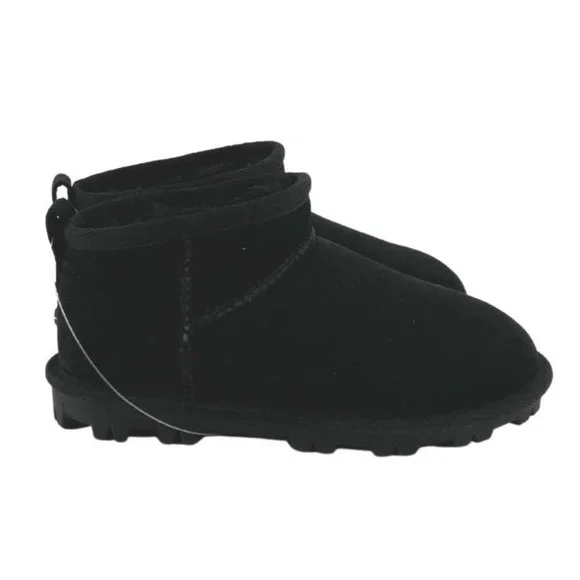 Kirkland | Kid's Shearling Boot | Black | Size 13 - Picture 3 of 7